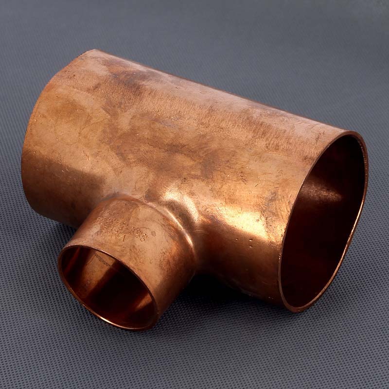 Тройник переходной под пайку 88.9 х 54 х 88.9 мм VIEGA медный