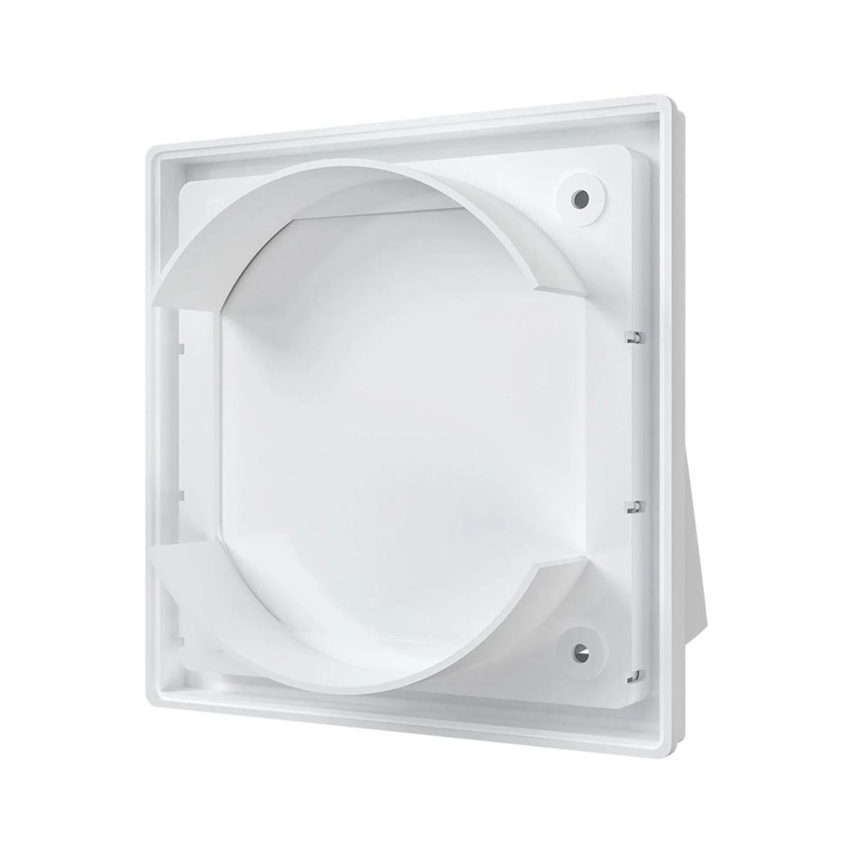 Выход стенной вытяжной с обратным клапаном 150 х 150 мм с фланцем d125 (1/20) "эра" 1515к12,5фв