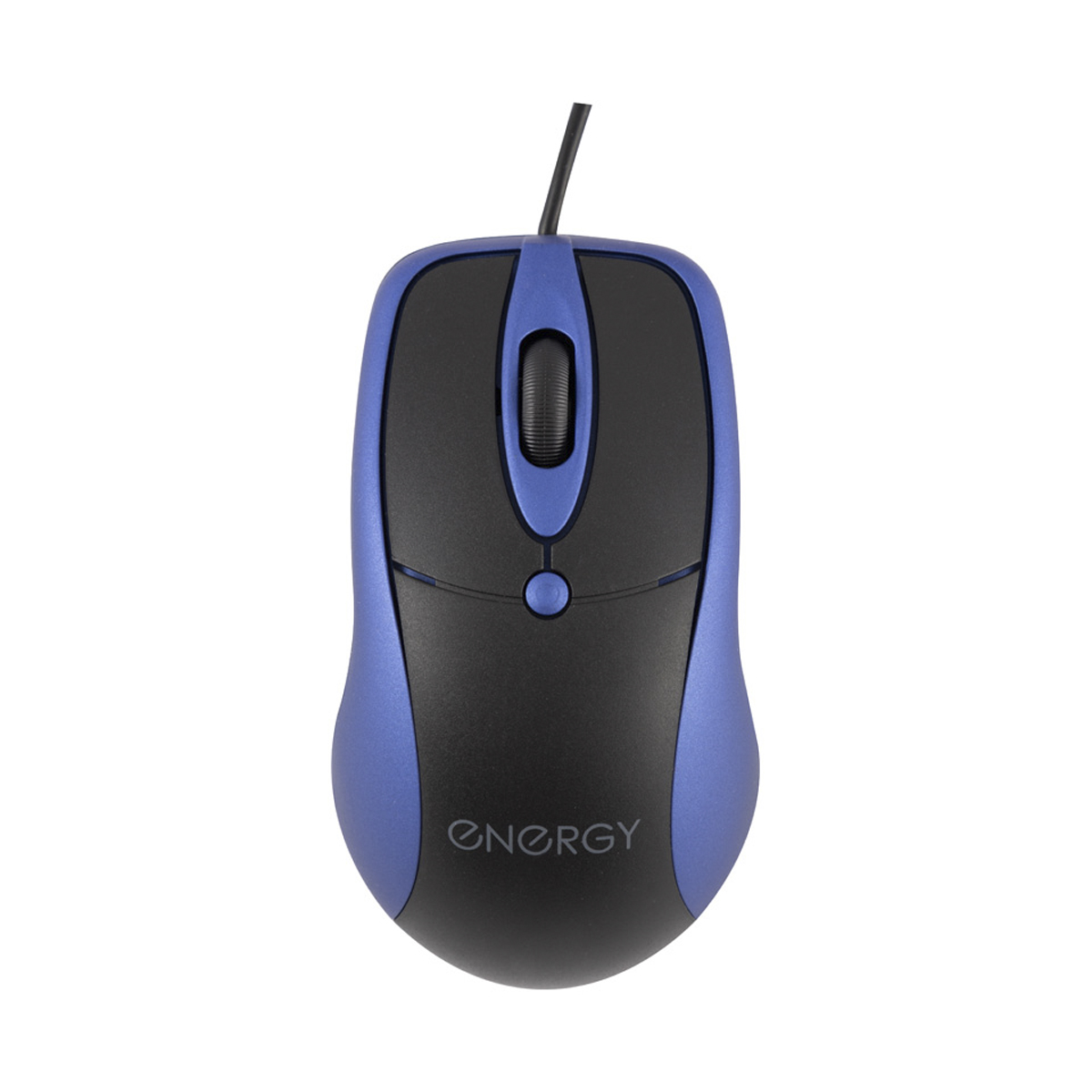 Мышь проводная оптическая ek-002 (черный/синий) (1/100) "energy"