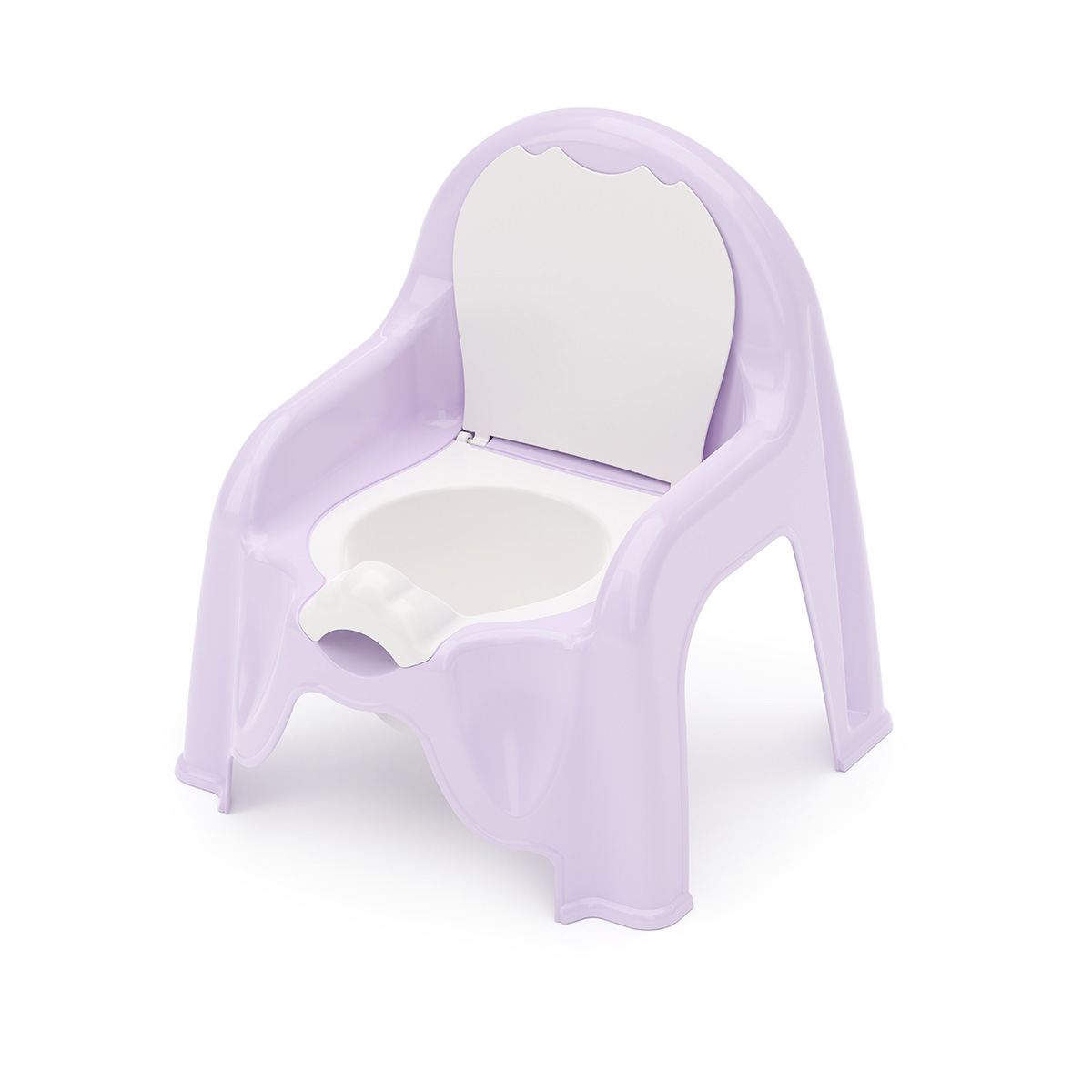 Горшок-стульчик детский (св. фиолетовый) (1/6) "альтернатива" м1327