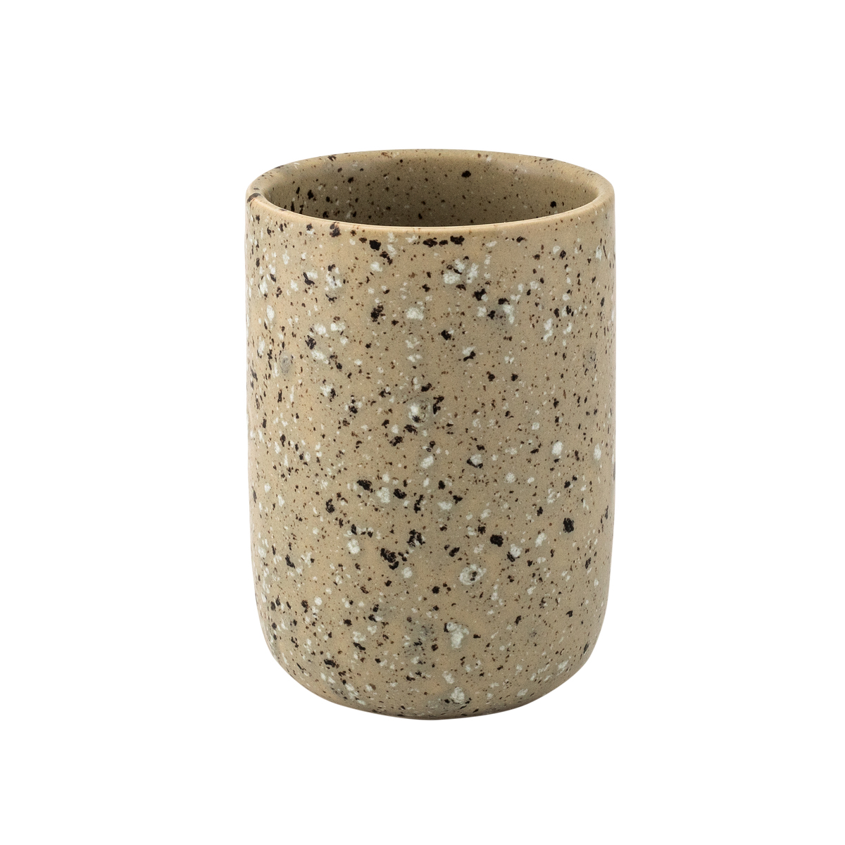 Стакан для ванной комнаты "etna" керамика (бежевый) (1/12) "swensa" swtc-6080bg-c