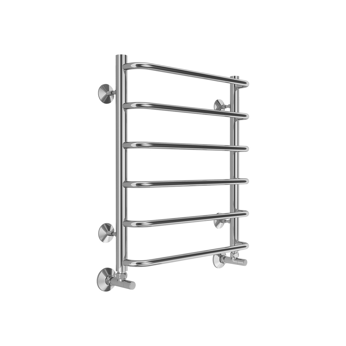Полотенцесушитель водяной "стандарт" п6 500*600 (хром) "terminus"