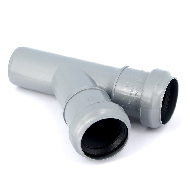 Тройник 45° для вн.канализации d=50 мм SINIKON Стандарт