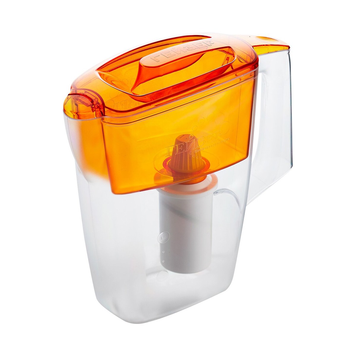Фильтр-кувшин "мини" 2,5 л (оранжевый) (1/12) "гейзер"