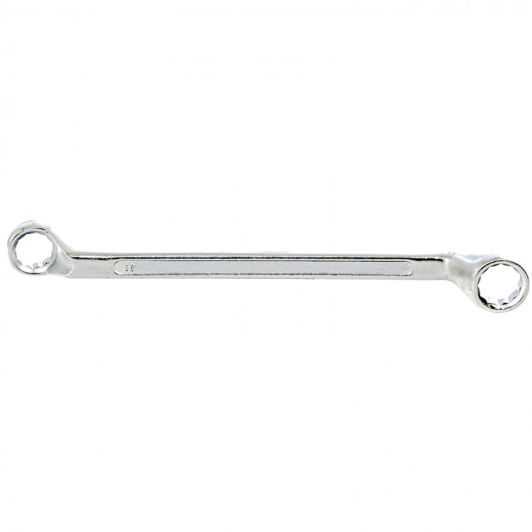 Ключ накидной коленчатый, 17 х 19 мм, хромированный Sparta (147615)