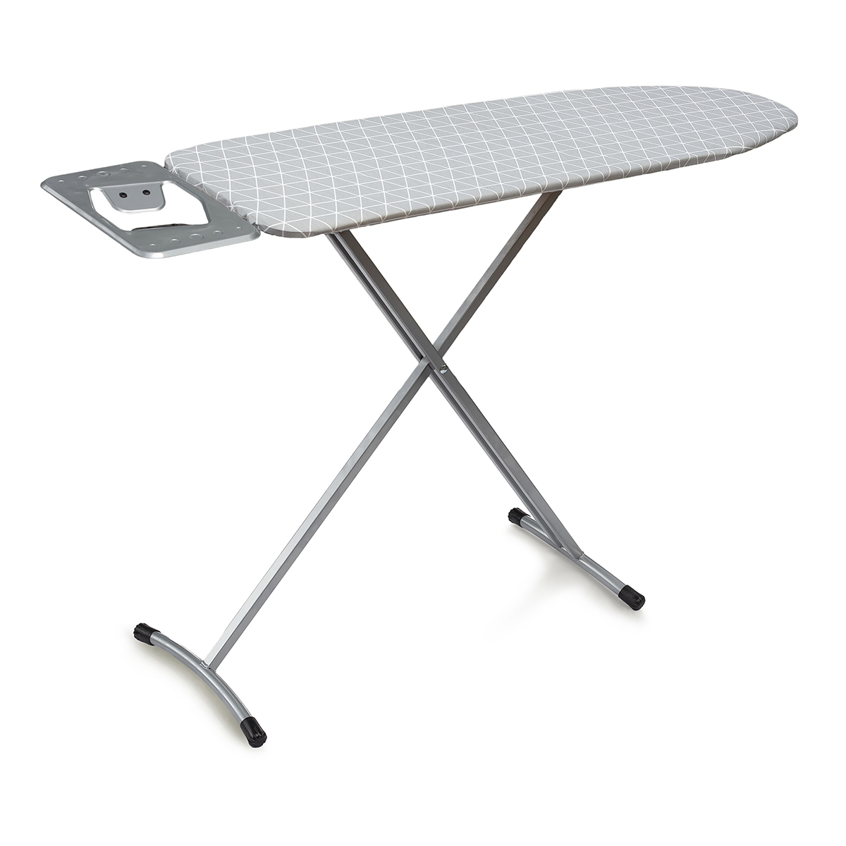 Доска гладильная "эвелина" 122 х 35 см (1/4)  фанера (серый)