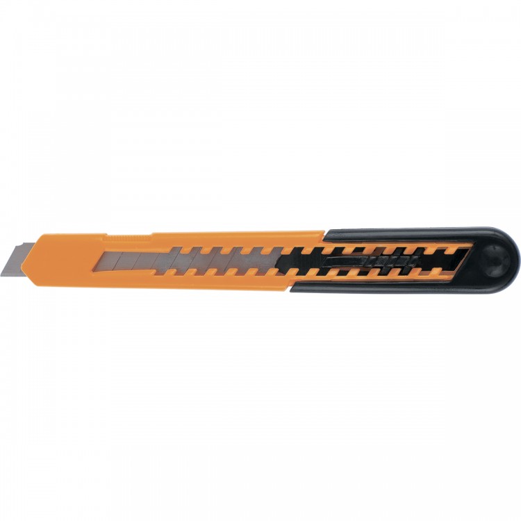 Нож, 9 мм, выдвижное лезвие, пластиковый усиленный корпус Sparta (78906)