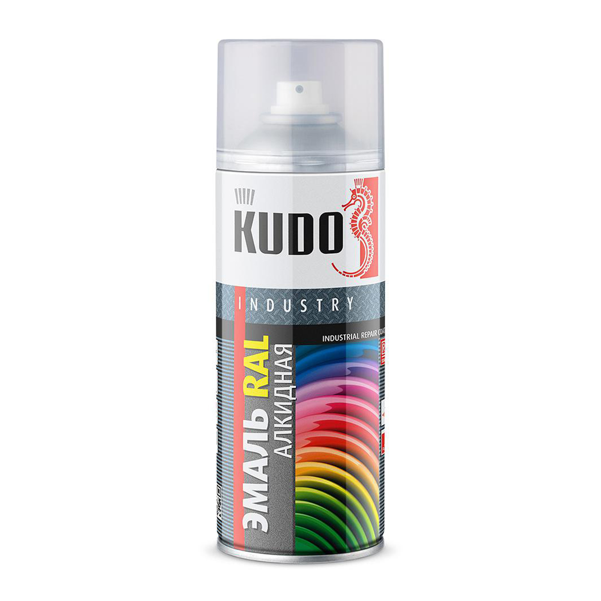 Краска аэрозоль ral 9006  белый алюминий 520 мл (6) "kudo" ku-09006
