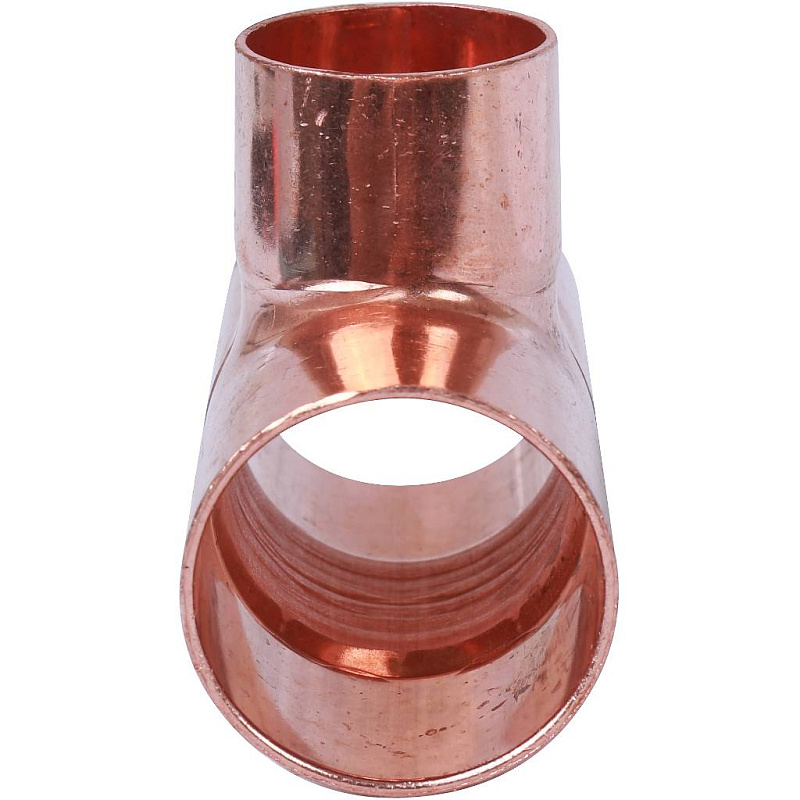 Тройник переходной 54x28x54 мм медный под пайку SANHA 15130542854