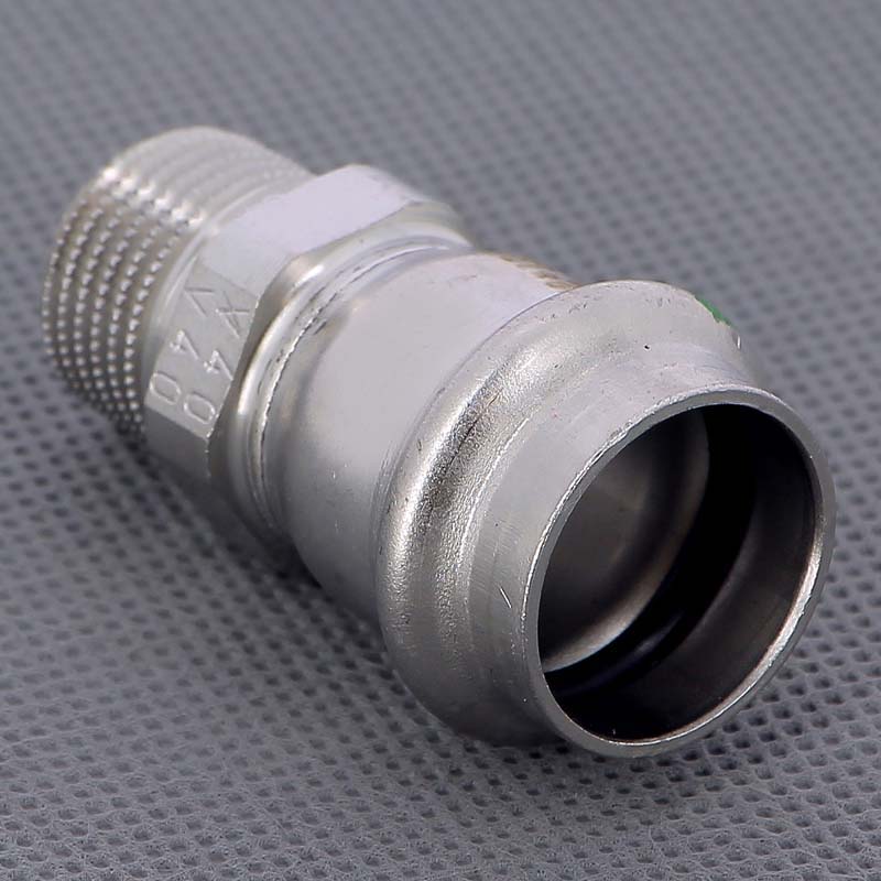 Муфта пресс-Н 22х1/2" нержавеющая сталь Sanpress Inox VIEGA