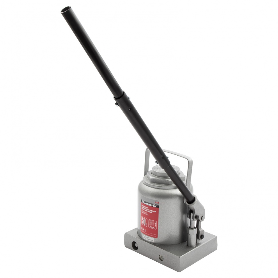 Домкрат гидравлический бутылочный, 50 т, высота подъема 240-370 мм Matrix (50737)