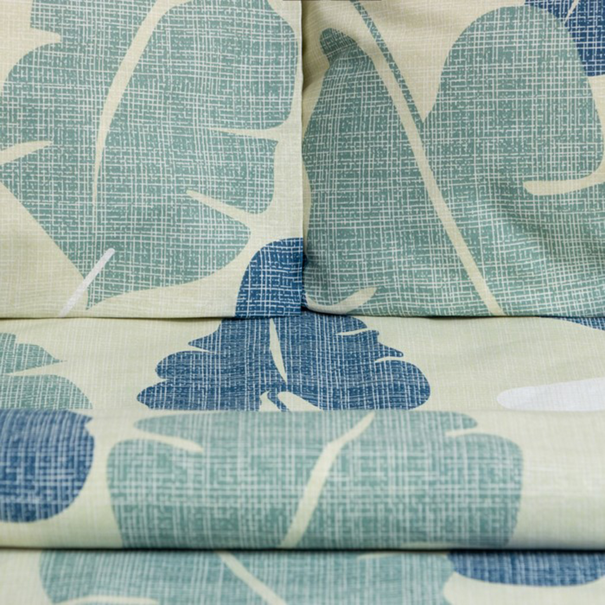 Постельное белье "этель" листья нимфеи семейный (бязь) (1) 7533782