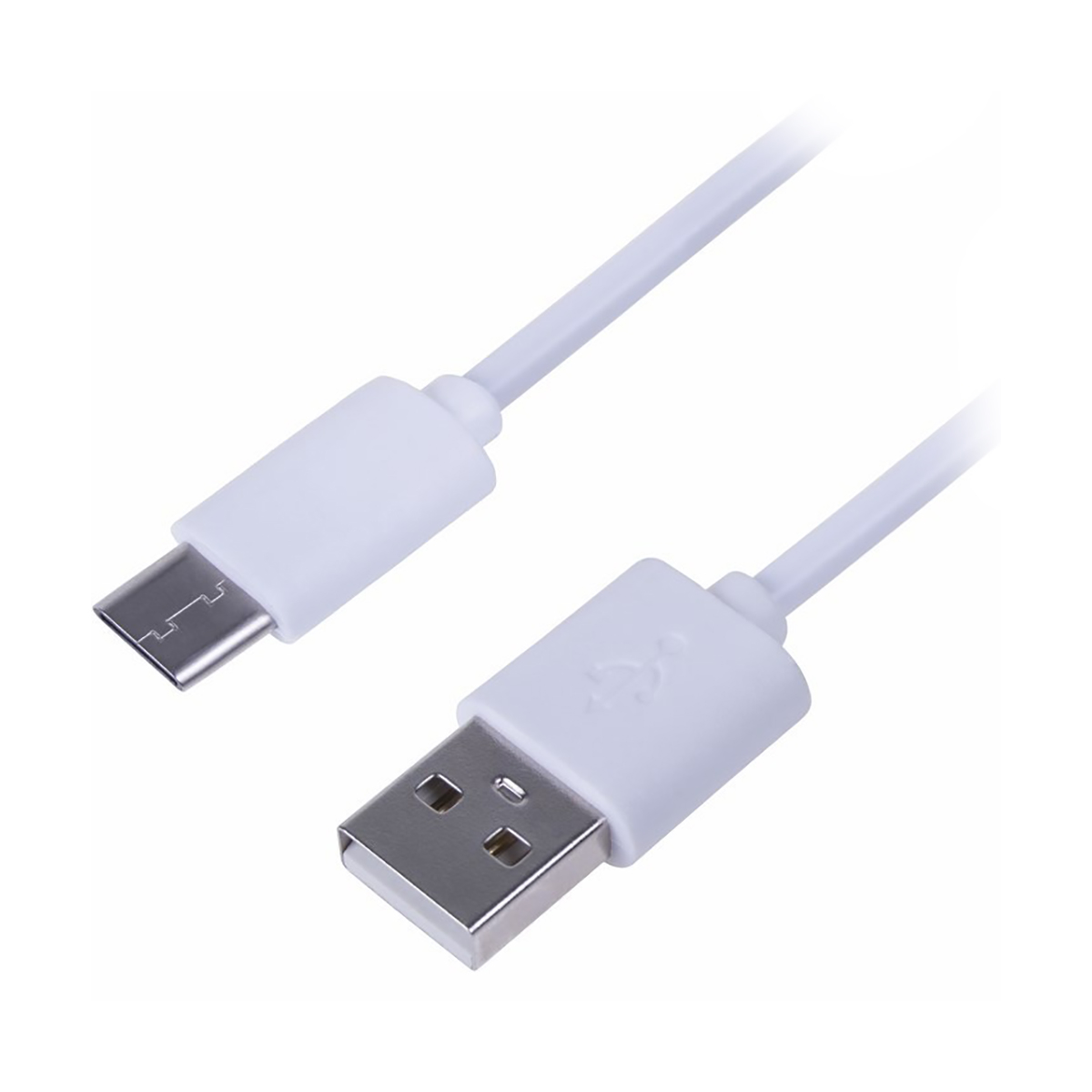 Кабель usb type-c - usb  1 м пвх (белый) (1/10/250) "rexant" 18-1881-1