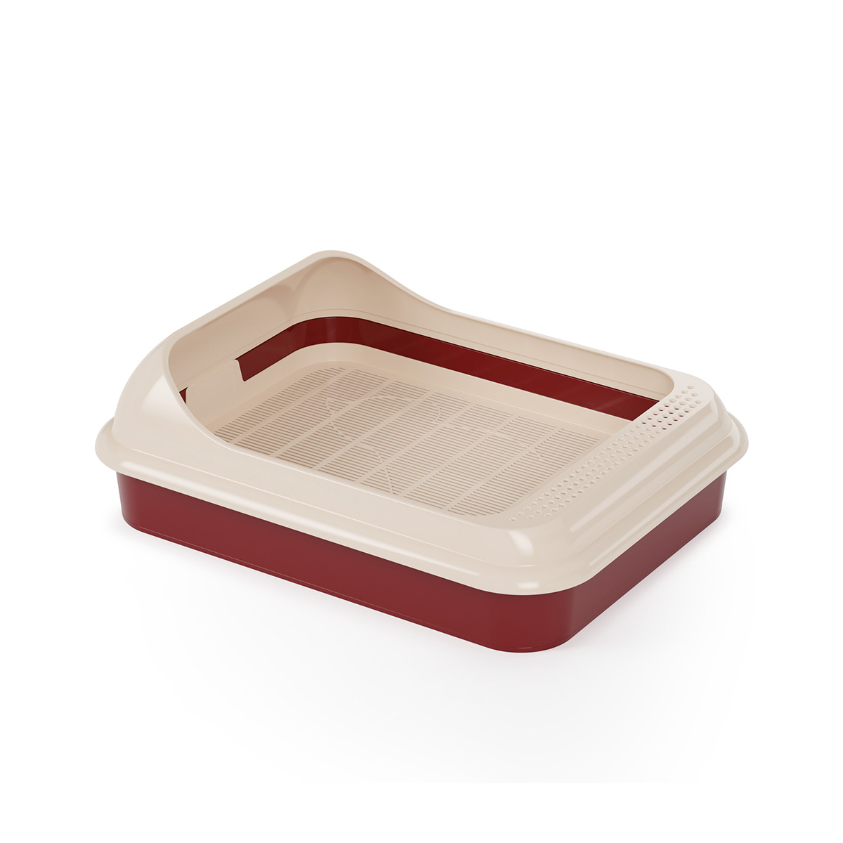 Лоток для животных "верный друг" с решеткой (1/14) "альтернатива" м6416