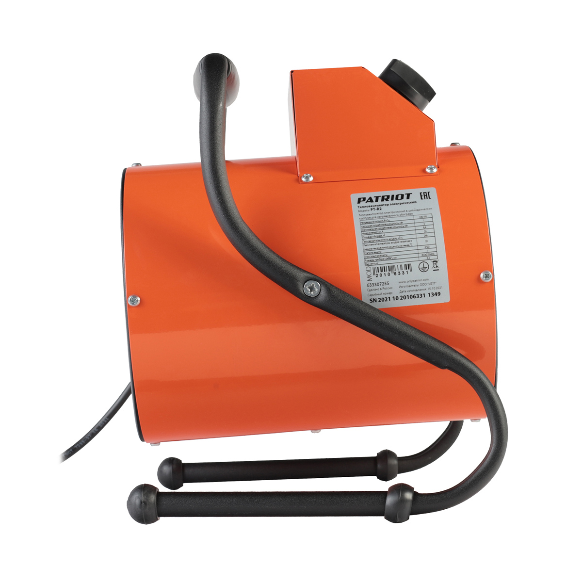 Тепловая пушка электрич. pt-r 2  2 квт (1) "patriot" 633307255