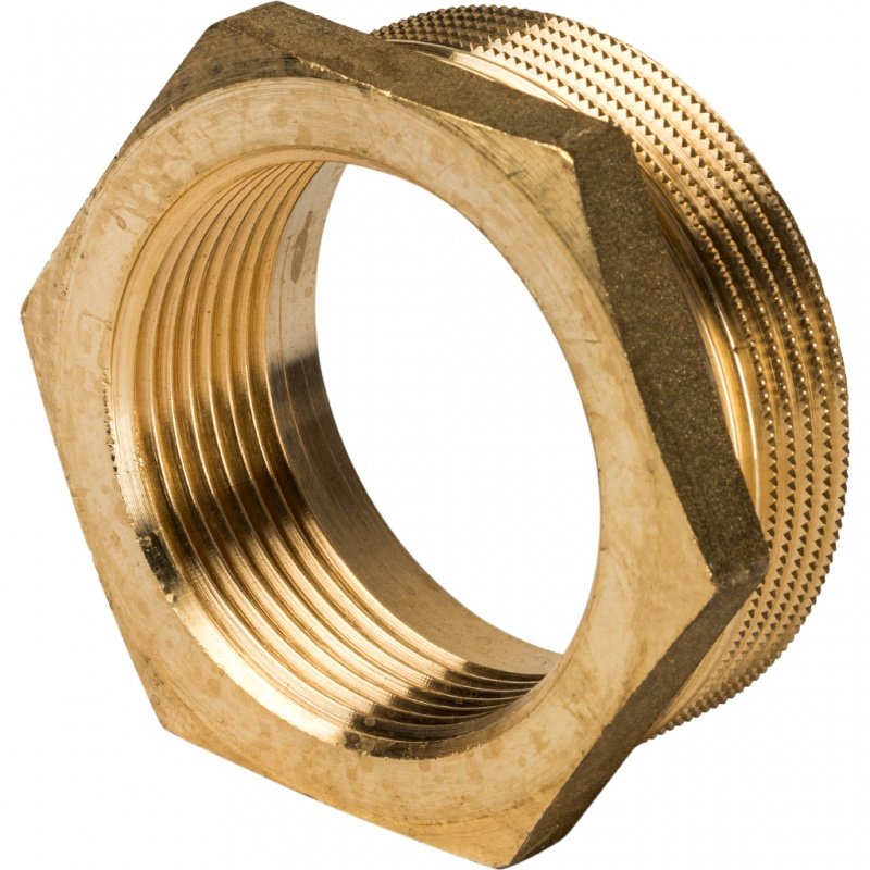 Футорка редукционная НВ 2" x 1"1/4 латунь STOUT