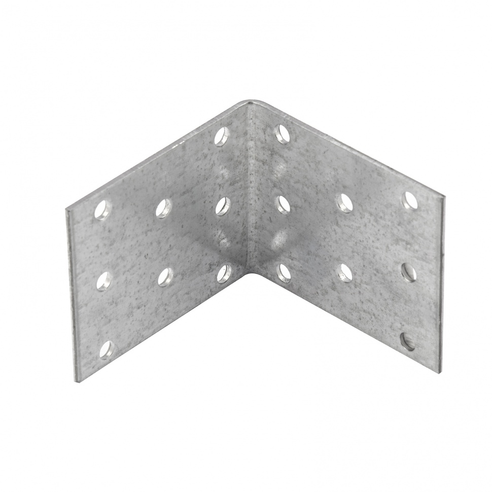 Крепежный уголок равносторонний 2 мм, KUR 60 x 60 x 50 мм Сибртех (46420)