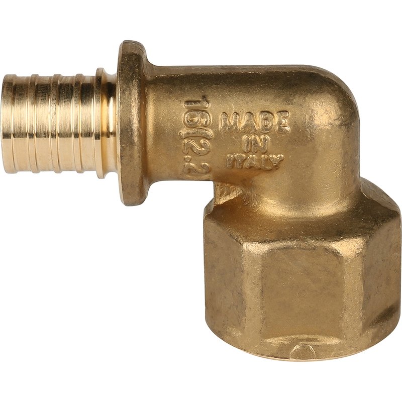 Угол переходной 16 x 1/2" ВР аксиальный для труб PE-X STOUT