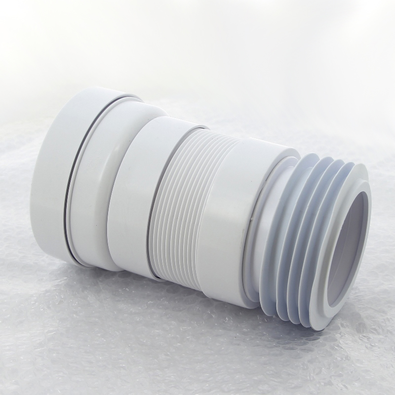 Труба McALPINE фановая L=200-330 мм гофр. с манжетой, вход 97-107 мм, выход внутрь 110 мм трубы