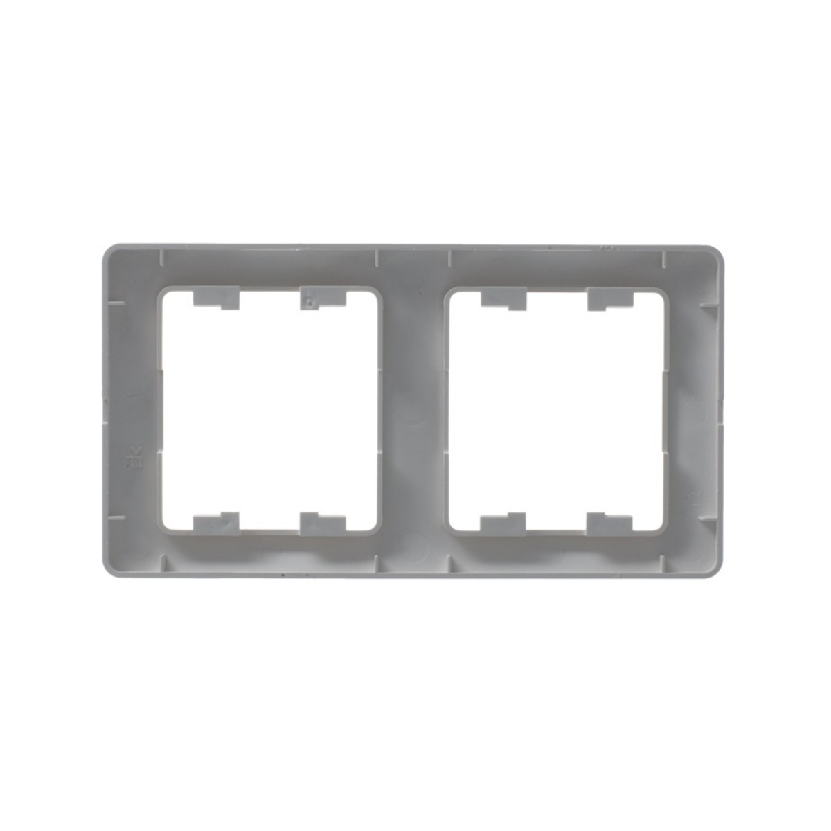 Рамка "glossa" 2-х местн. вертикальная, перламутр (1/30/180) "schneider"