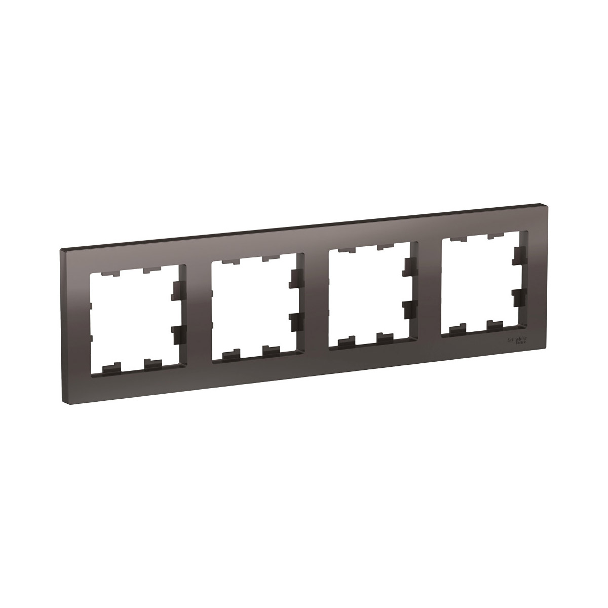 Рамка "atlasdesign" 4-х местн. универс., мокко (1/5/20) "schneider"