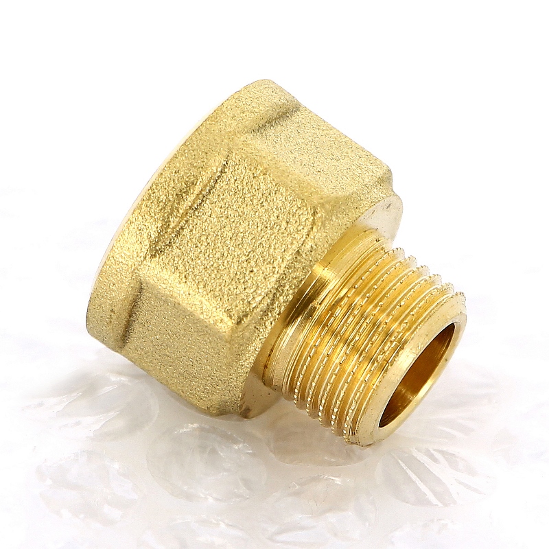 Переходник резьбовой 3/8" x 1/2" ВН латунь UNI-FITT