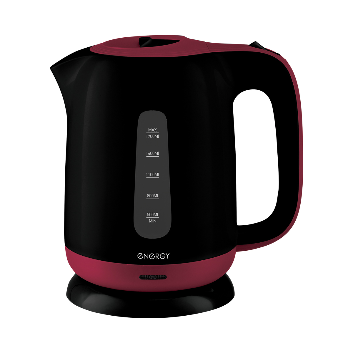 Чайник электр. "energy" e-274 1,7 л (1/12) пластик (черный)