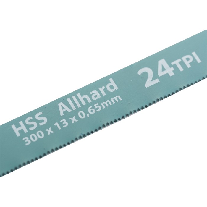 Полотна для ножовки по металлу, 300 мм, 24 TPI, HSS, 2 шт Gross (77724)