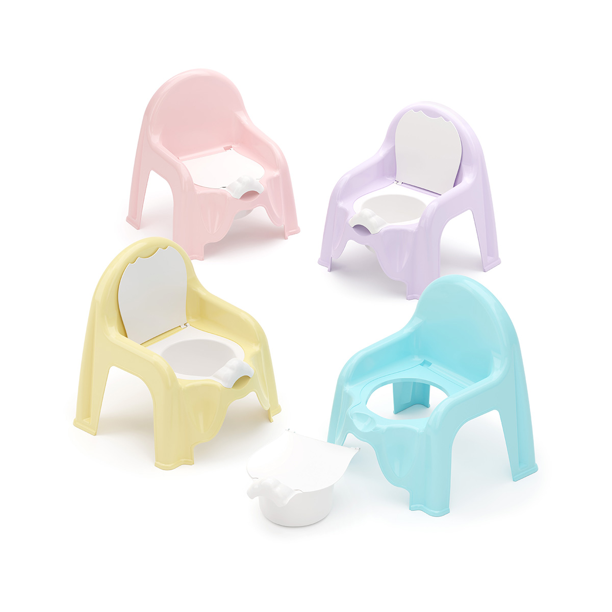 Горшок-стульчик детский (розовый) (1/6) "альтернатива" м1528