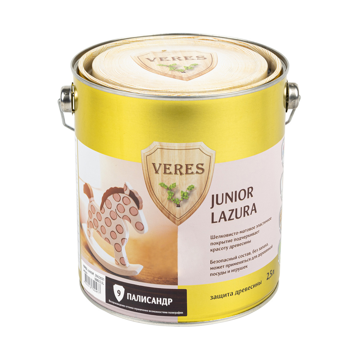 Верес джуниор № 9 палисандр 2,5 л (1/4) "veres"