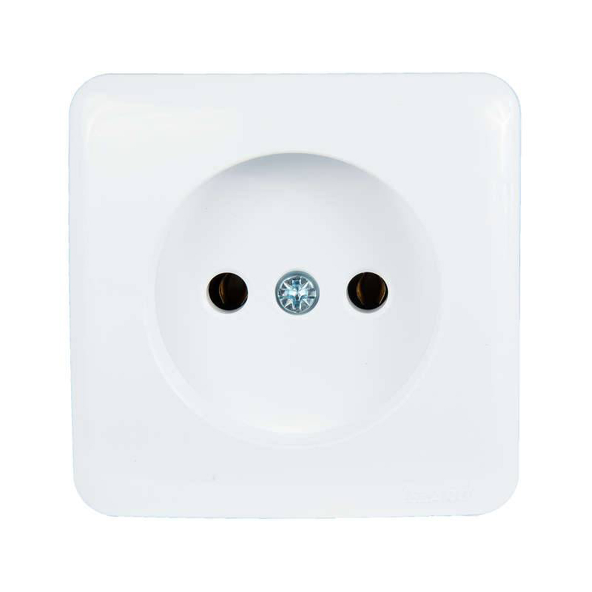 Розетка открыт. уст. "viola" 1 местн. (керамика) белый (1/12/144) "lezard" 751-0200-121