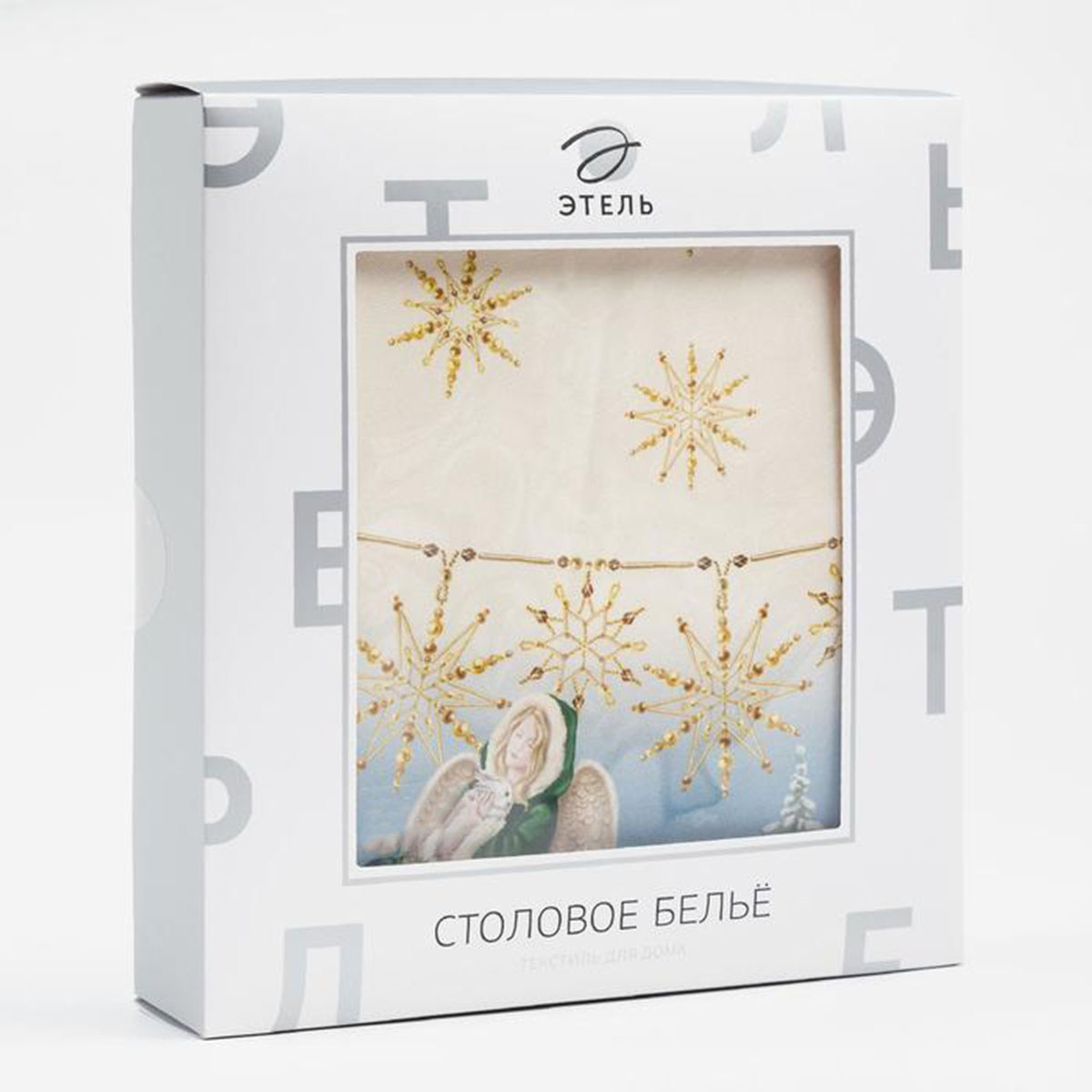 Скатерть "этель" christmas time d=220 см (1) 4496669
