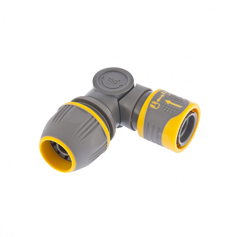 Соединитель быстросъемный, универсальный 1/2-3/4, с шарниром Palisad Luxe (66249)