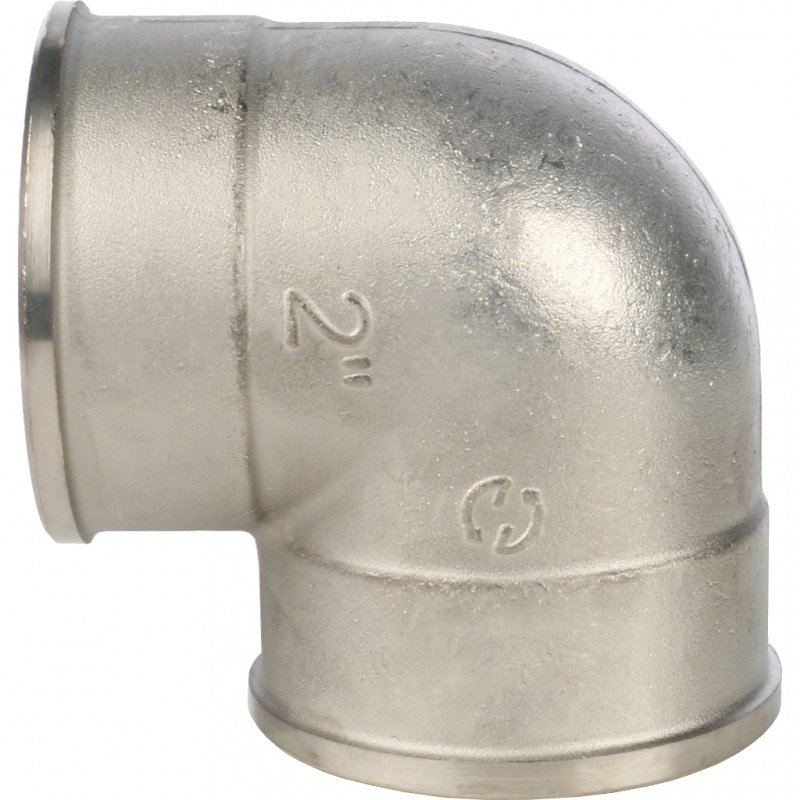 Угол резьбовой ВР 2" никель STOUT