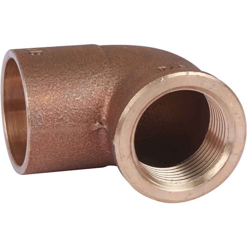 Угол переходной 28x3/4" (ВР) SANHA под пайку бронзовый 140902834