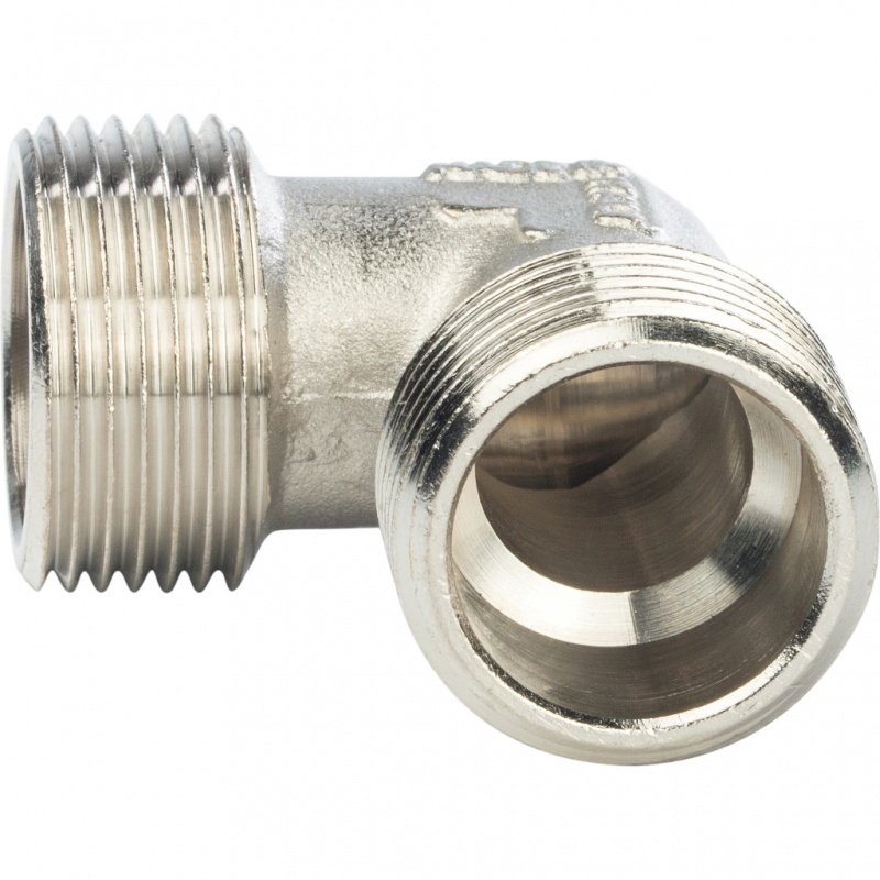 Угол резьбовой НР 3/4" никель STOUT