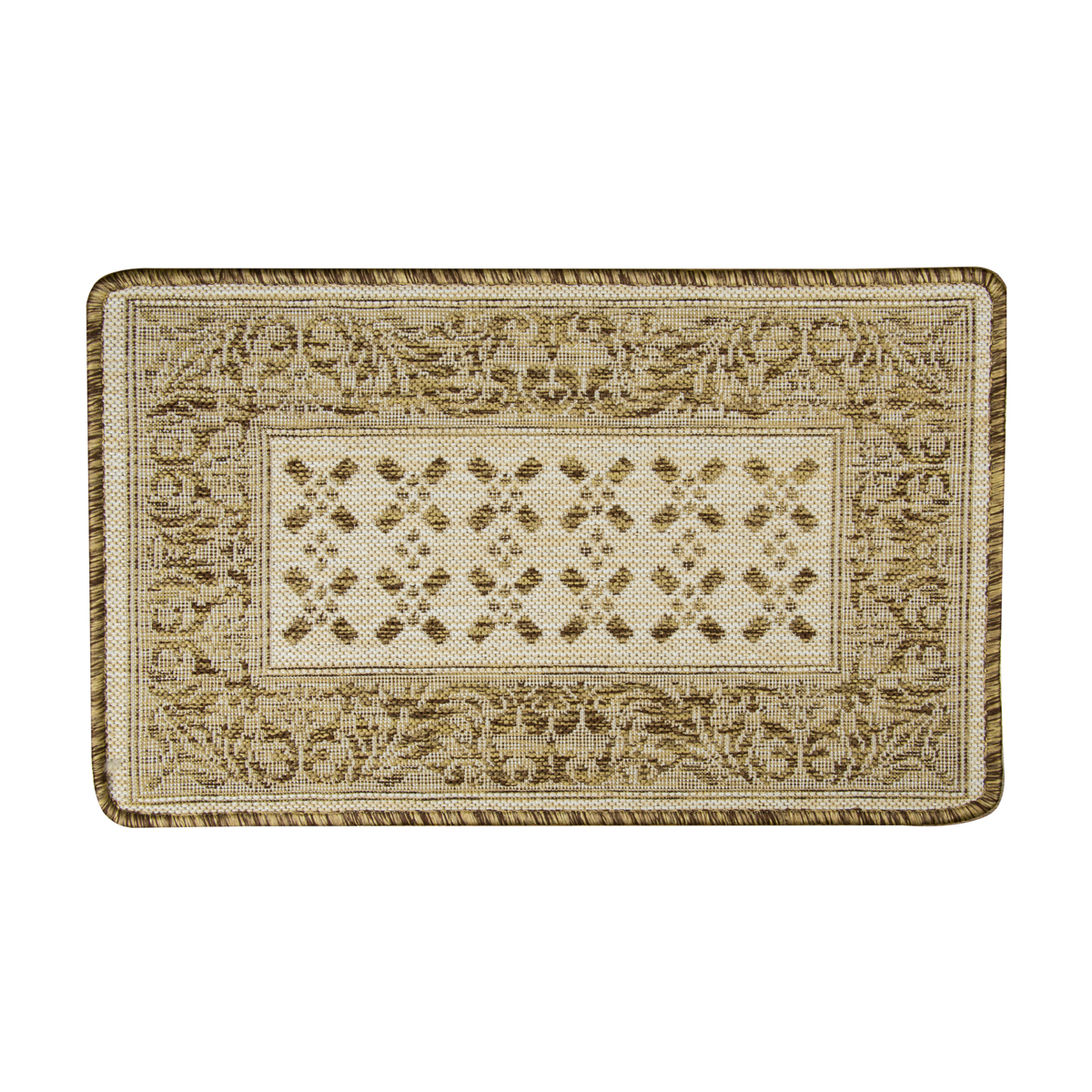 Ковер циновка "эко" 1,2*1,7 м  77010/01 (1/10) "люберецкие ковры"