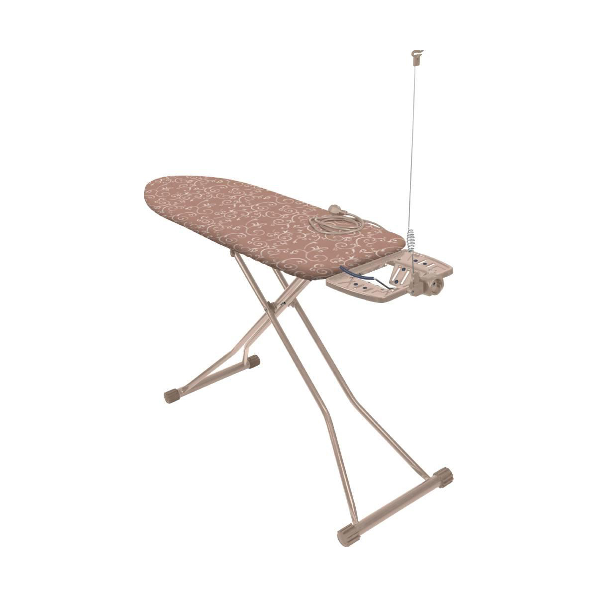 Доска гладильная "haushalt" hp2/o (ornament) 120 х 40 см (1/2)  термопластик  "ника"