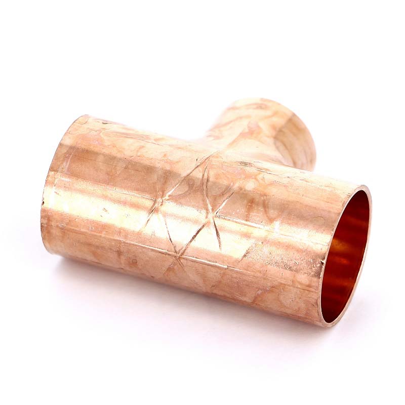 Тройник переходной под пайку 35 х 28 х 35 мм VIEGA медный