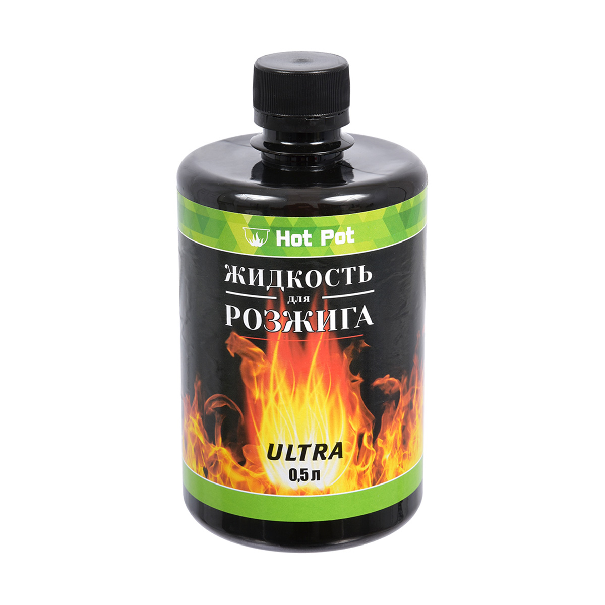 Жидкость для розжига "ultra" 0,5 л (24) "hot pot" 61380