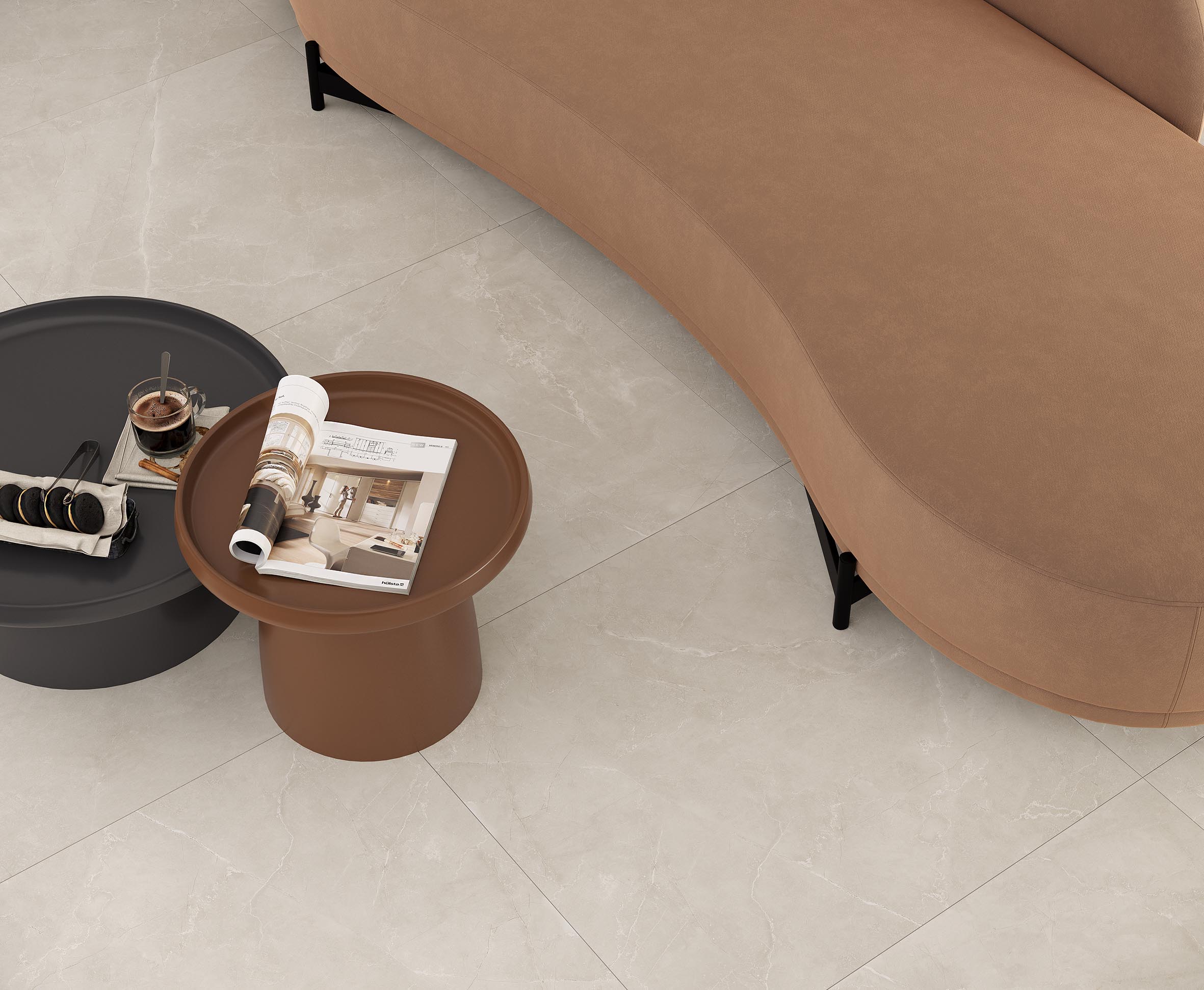 Impronta ivory керамогранит сатинированный 80x80