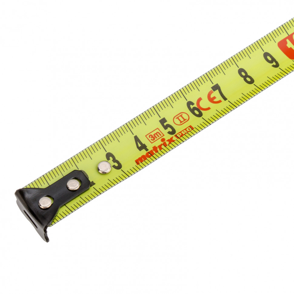 Рулетка Neon, 3 м x 16 мм, обрезиненный корпус, 3 фиксации, Pro Matrix (32590)