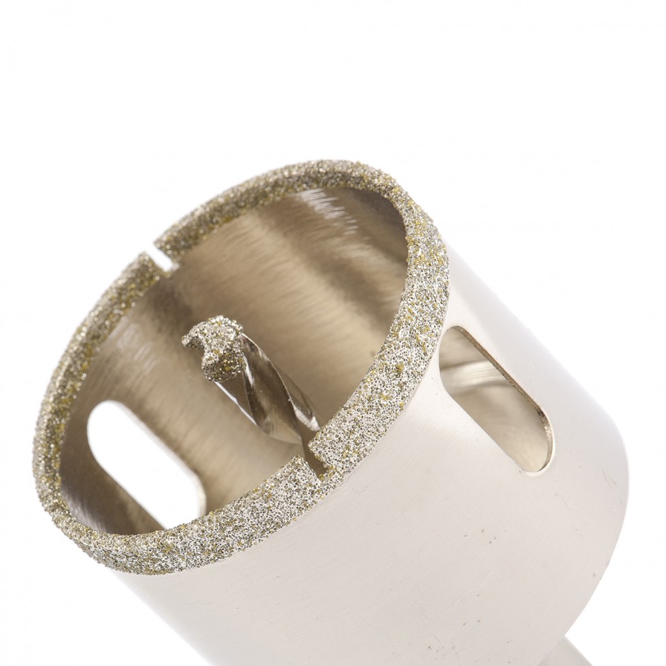 Сверло алмазное по керамограниту, 50 х 67 мм, трехгранный хвостовик Matrix (726503)