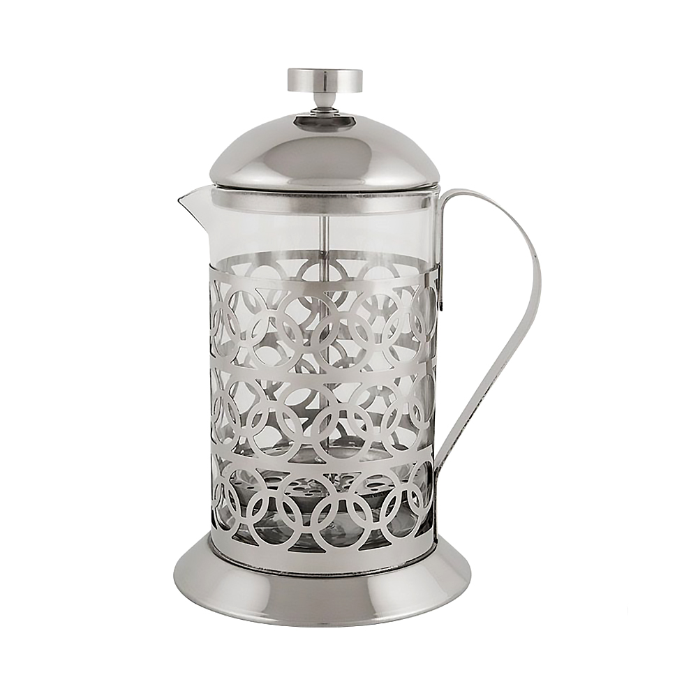 Чайник-кофейник с прессом "olimpia" стекло 600 мл (1/12) "mallony" t046-600ml