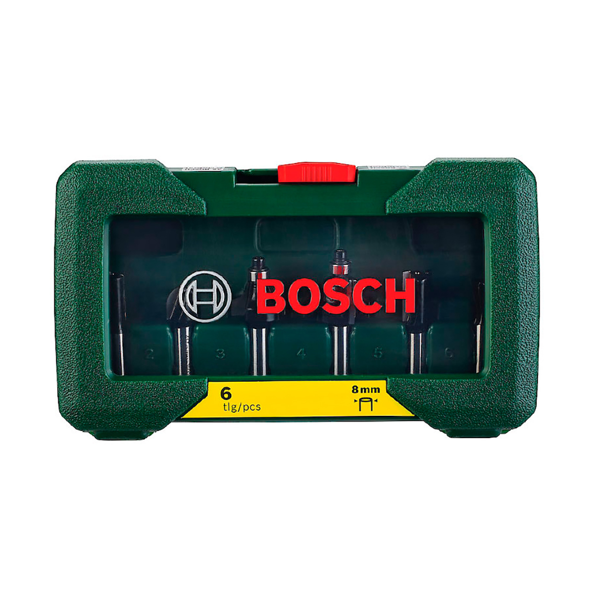 Фрезы по дереву d=8-25 мм набор 6 шт. (цилиндрич. хвостовик 8 мм) (1) "bosch" 2607019463