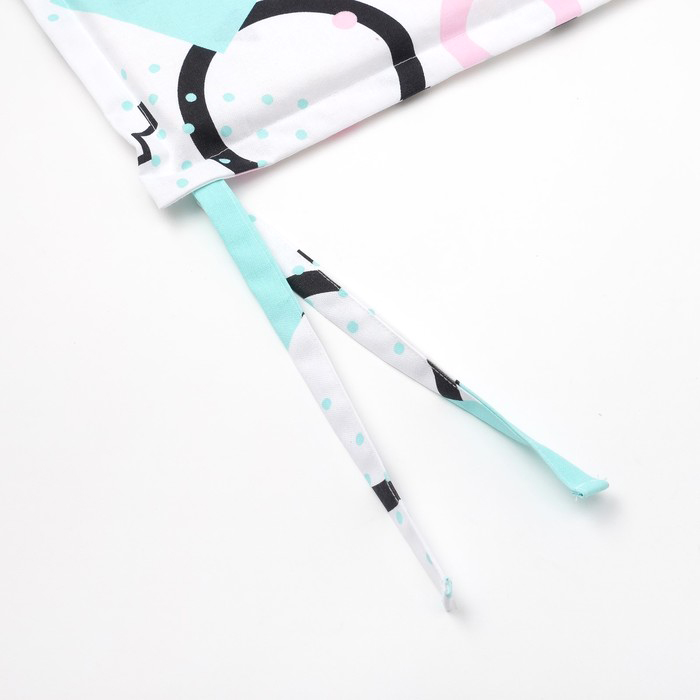 Подушка на скамейку "квадраты" 45*120 см (1/7) "этель" 4264654