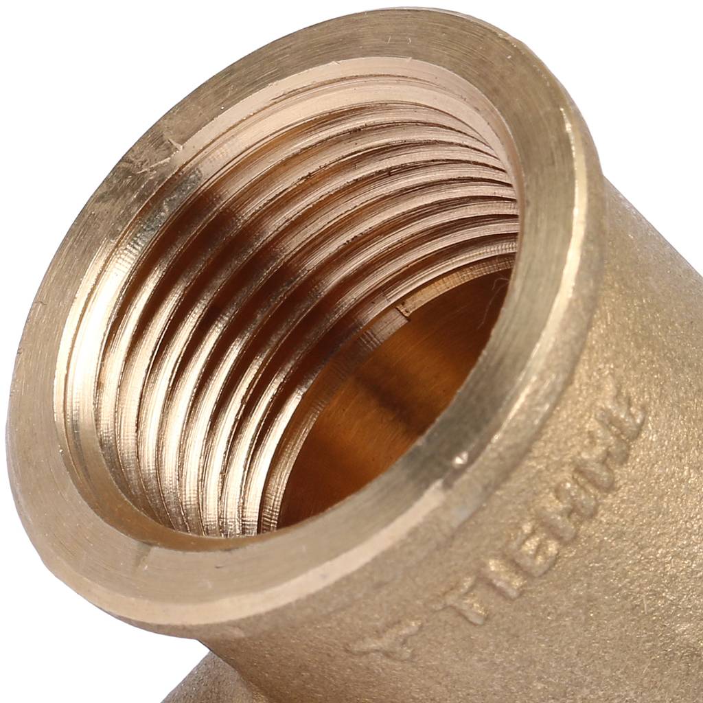 Колено ВР 1/2" x 3/4" латунь TIEMME