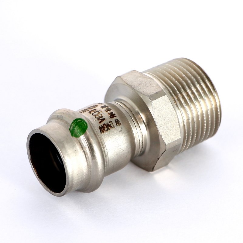 Муфта пресс-Н 18х3/4" нержавеющая сталь Sanpress Inox VIEGA