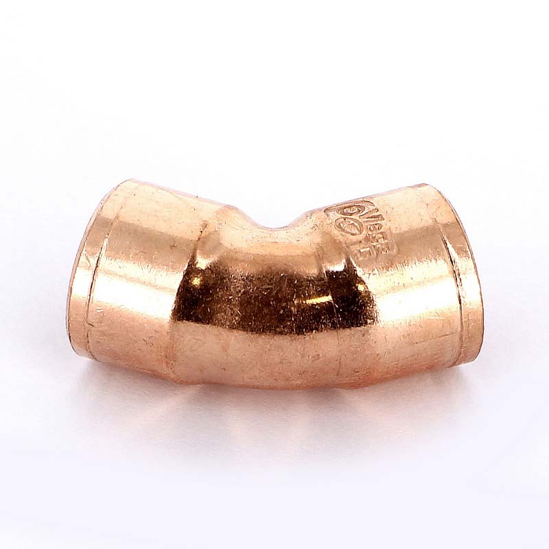 Угол двухраструбный 45° VIEGA пайка 15 мм медный