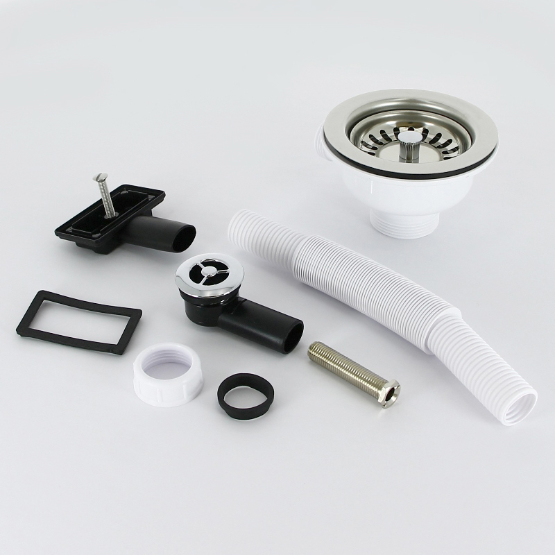 Выпуск McALPINE под круглое/прямоуг. отв. перелива L235 х 25 мм 113 мм нерж. реш. выход 1 1/2"Н хром